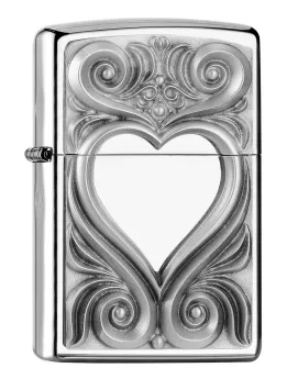 Zippo Heart Antique Emblem aansteker