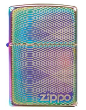 Zippo Illusion Line Pattern Design Aansteker 2
