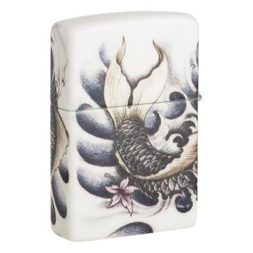 Zippo Koi Tattoo Theme Design Aansteker 3