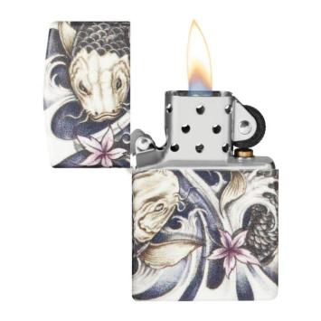 Zippo Koi Tattoo Theme Design Aansteker 6