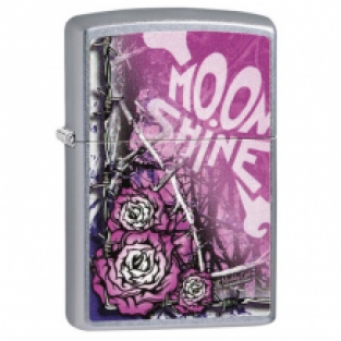 Zippo aansteker Moon Shine Muddy Girl Rose