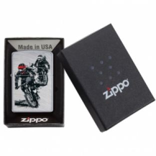 Zippo aansteker motorcross verpakking