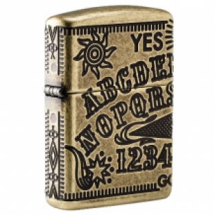 Zippo aansteker Ouija Bord voorzijde