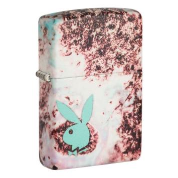 Zippo Playboy Design aansteker Schuinaanzicht