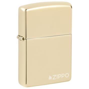 Zippo regular Champagne with logo aansteker