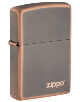 Zippo Rustic Bronze With Zippo Logo