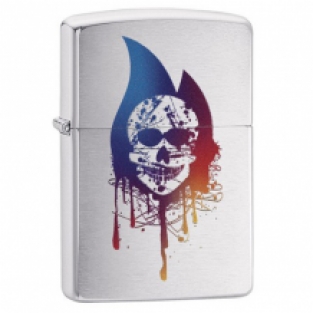 Zippo aansteker Skull Frame