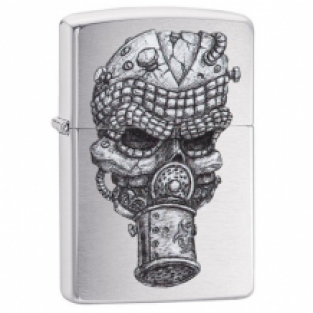 Zippo aansteker Skull Mask