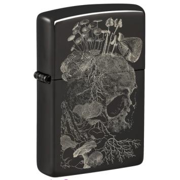 Zippo aansteker Skull Mushroom Design