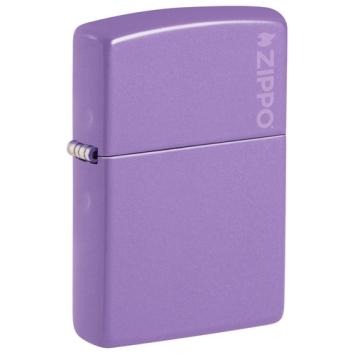 Zippo Smokey Lavender with logo aansteker