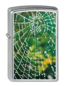 Zippo Spider Web Rain Drops aansteker
