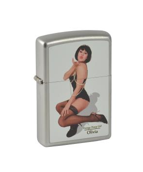 Zippo aansteker vintage Pinup Olivia Limited Edition