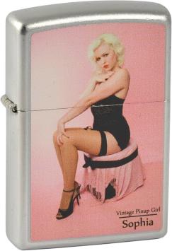 Zippo vintage Pinup Sophia Limited Edition aansteker.