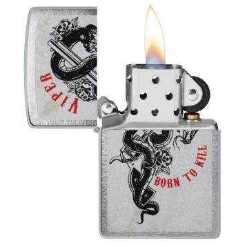 Zippo aansteker Viper Design open