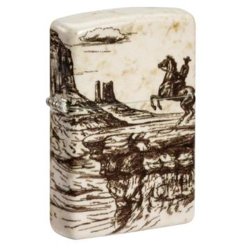 Zippo benzine aansteker Wild West Scene Design