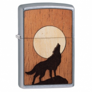 Zippo aansteker Woodchuck Howling Wolf