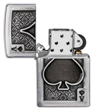 Zippo Ace Of Spades Emblem benzine aansteker