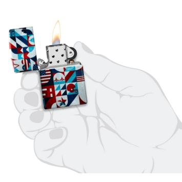 Aansteker Zippo in hand