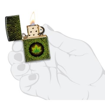 Aansteker Zippo in hand