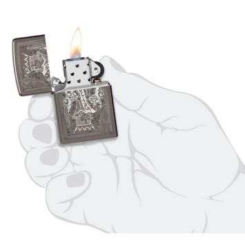 Zippo graveren aansteker