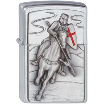 Zippo Crusader Attack Emblem aansteker