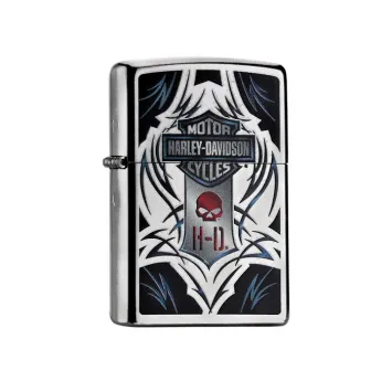 Zippo Harley Davidson Skull Tribal aansteker