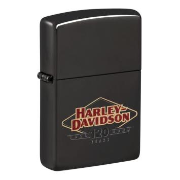 Zippo Harley Davidson 120 years black ice aansteker