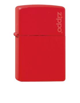 Zippo Red Matte with Zippo Logo aansteker