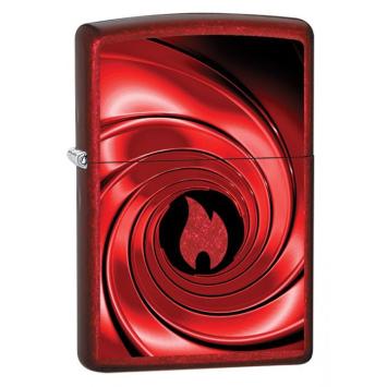 Zippo Red Swirl Design Aansteker
