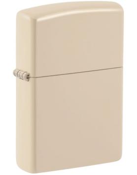 Aansteker Zippo regular flat sand zijaanzicht