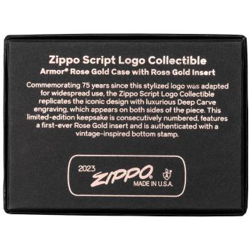 Zippo script collectible aansteker 12