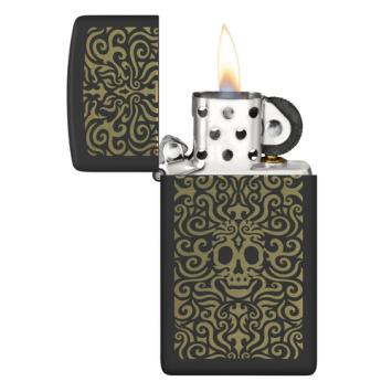 Zippo benzine aansteker Skull Design