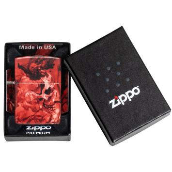 Zippo aansteker Spooky Skulls Design