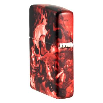 Zippo aansteker Spooky Skulls Design