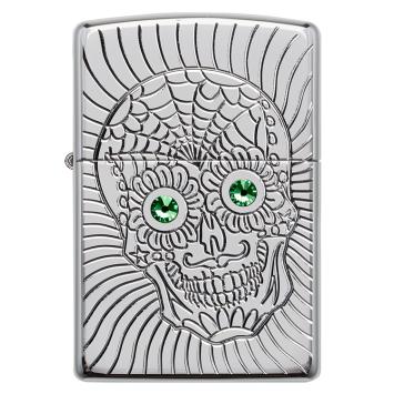 Zippo Sugar Skull Design Voorzijde