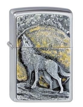 Zippo Wolf at Moonlight Emblem aansteker