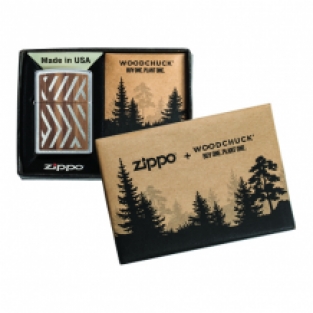 Zippo aansteker Woodchuck Herringbone Sweep verpakking